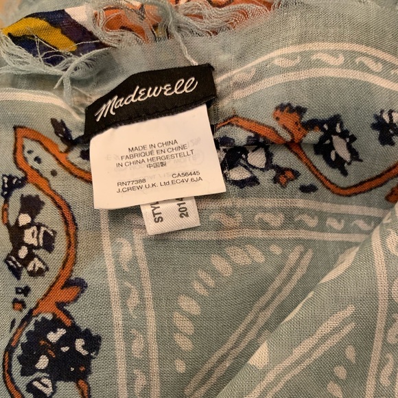 Madewell Greta Paisley Square Scarf - Picture 5 of 8